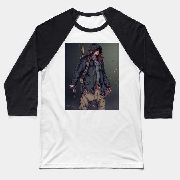 PUBG art game Baseball T-Shirt by DenielHast